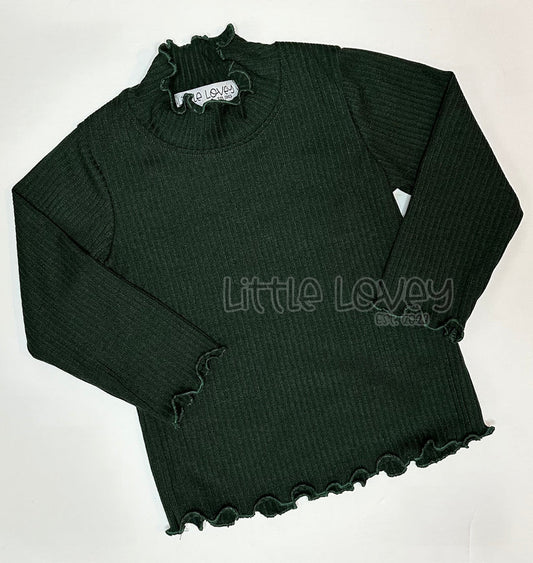 Mock Neck - Dark Green